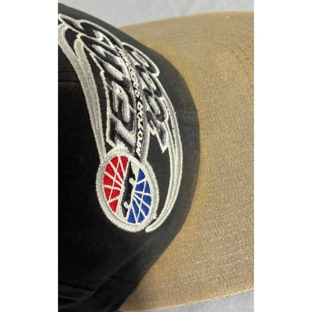 Texas Motor Speedway Hat Mens Tan Black Vintage 2000 Y2K Adjustable Snapback Cap